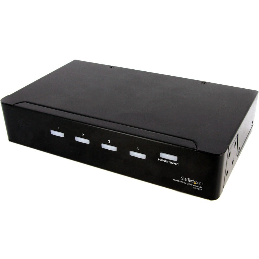 StarTech.com Répartiteur vidéo DVI 4 ports avec audio ST124DVIA