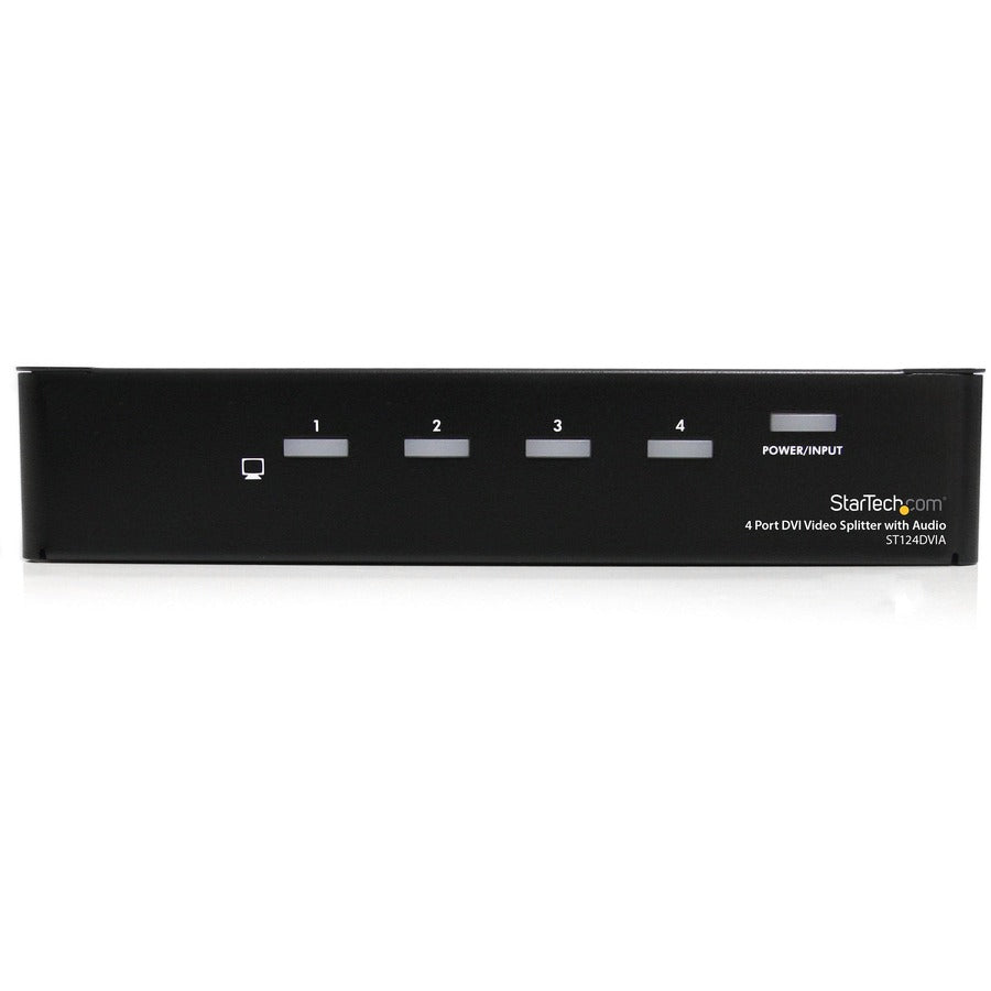 StarTech.com Répartiteur vidéo DVI 4 ports avec audio ST124DVIA