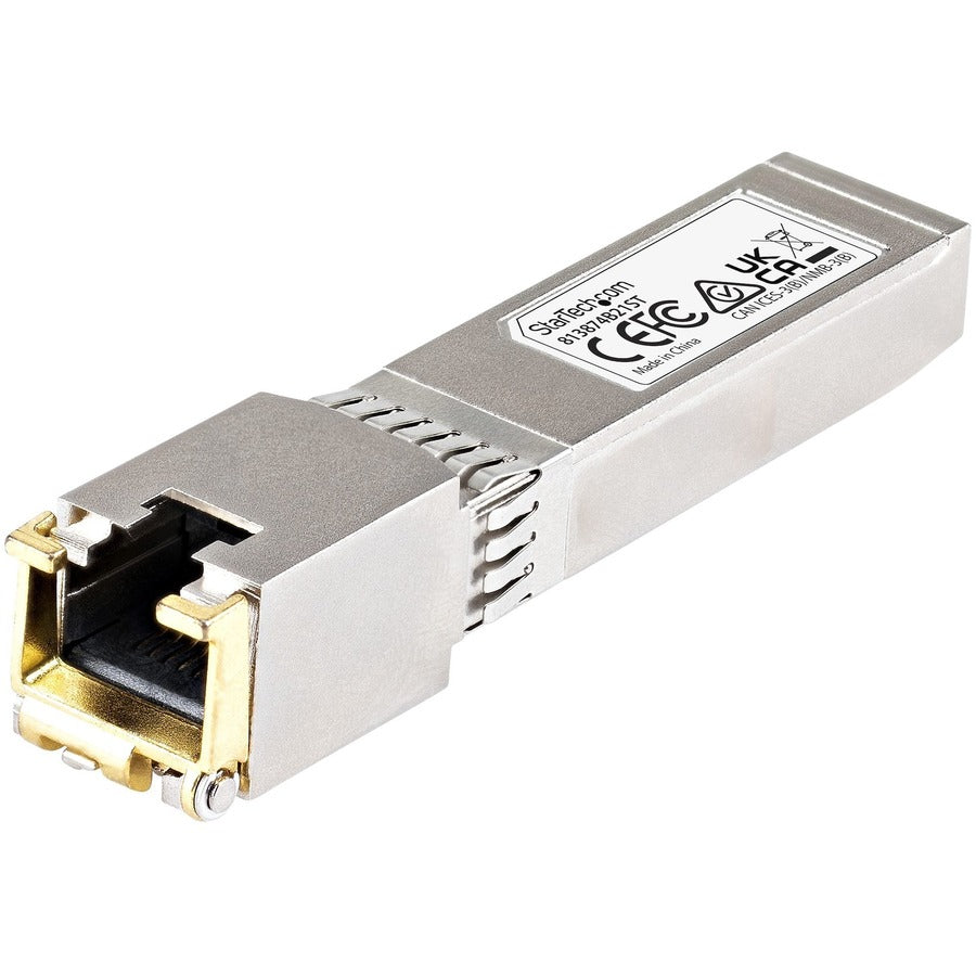StarTech.com Module SFP+ compatible HPE 813874-B21 - 10GBASE-T - 10GE Gigabit Ethernet SFP+ vers RJ45 Cat6/Cat5e - 30 m 813874B21ST