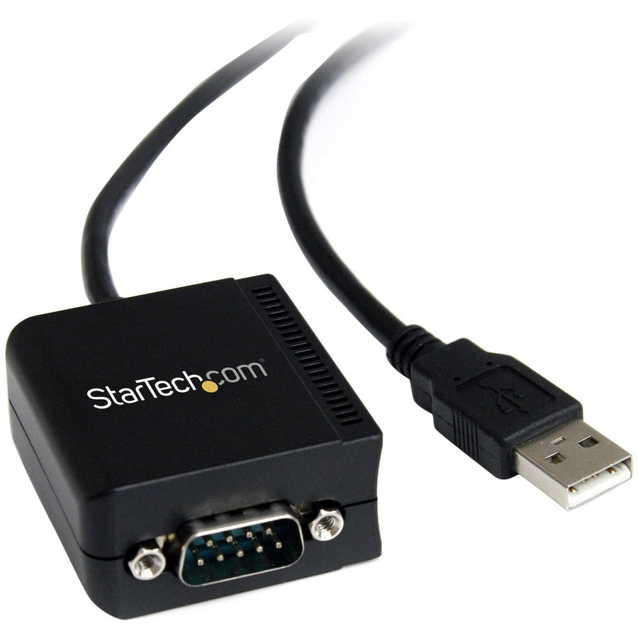 StarTech.com Adaptateur USB vers série - Isolation optique - Alimenté par USB - Adaptateur FTDI USB vers série - Câble adaptateur USB vers RS232 ICUSB2321FIS