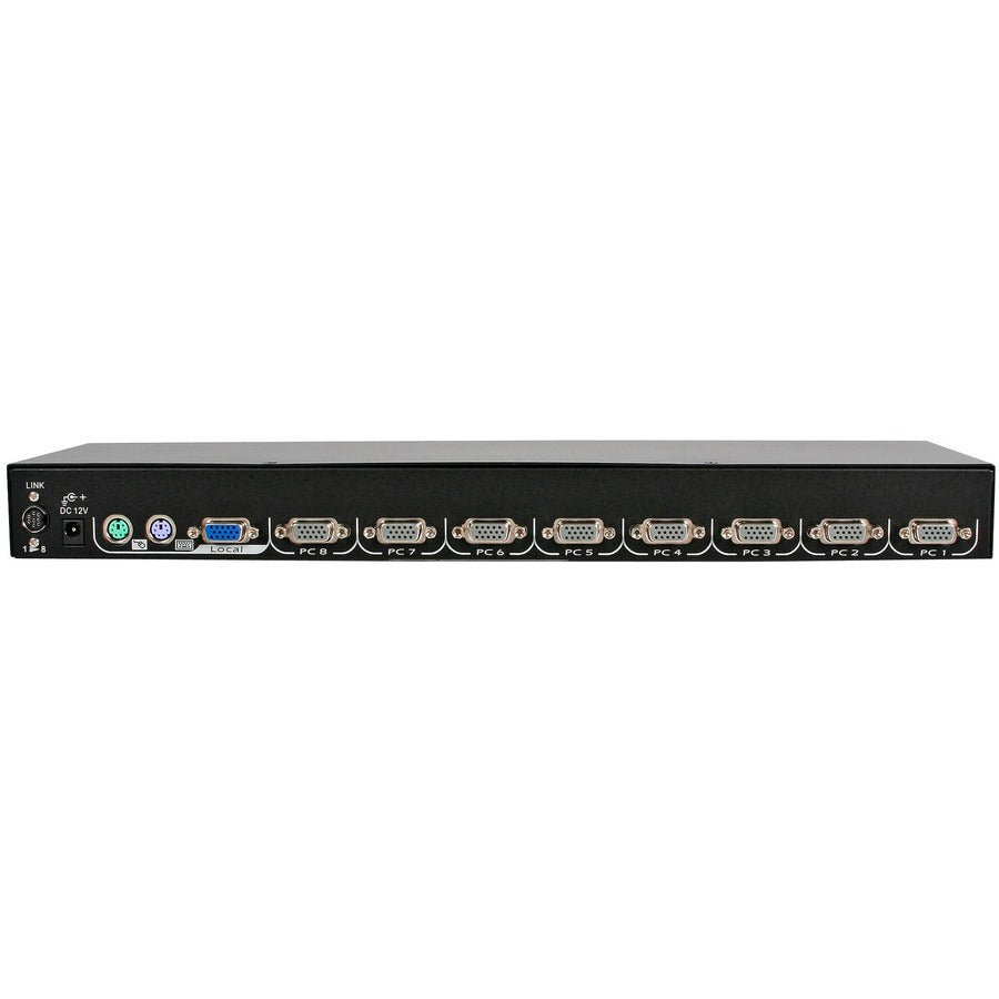 Module KVM StarTech.com à 8 ports pour consoles LCD montées en rack avec console PS/2 et VGA supplémentaire CAB831HD