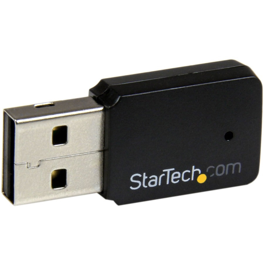 StarTech.com Adaptateur réseau sans fil AC double bande USB 2.0 AC600 Mini - Adaptateur WiFi 1T1R 802.11ac USB433WACDB