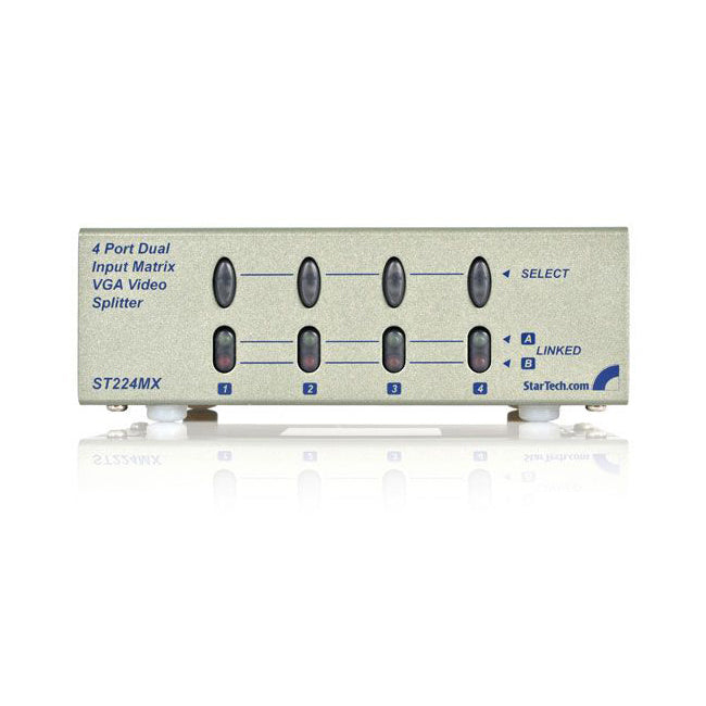 StarTech.com Commutateur vidéo VGA matriciel haute résolution 2x4 ST224MX