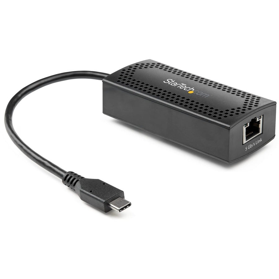 StarTech.com Adaptateur réseau USB C 5GbE - Carte réseau NBASE-T - USB 3.0 Type C 2,5 GbE /5 GbE Gigabit Ethernet multi-vitesse - USB 3.1 vers RJ45/LAN US5GC30