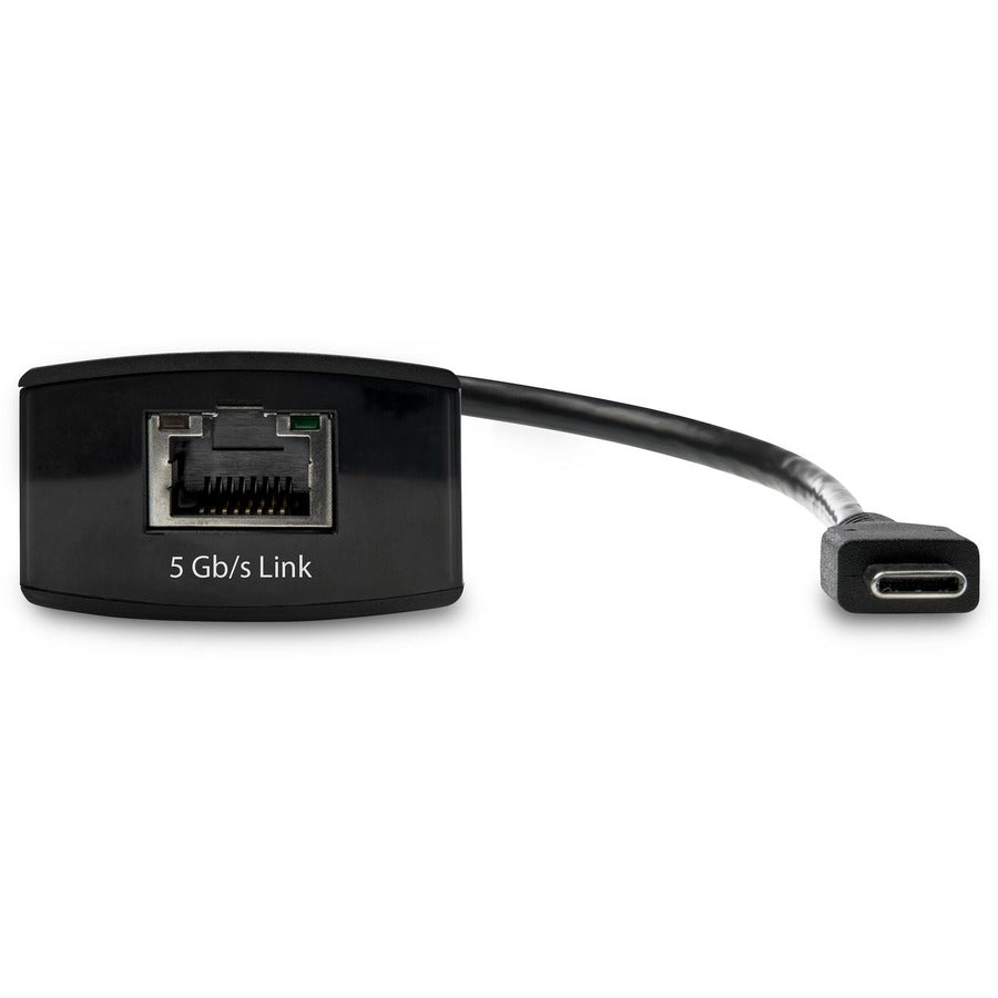 StarTech.com Adaptateur réseau USB C 5GbE - Carte réseau NBASE-T - USB 3.0 Type C 2,5 GbE /5 GbE Gigabit Ethernet multi-vitesse - USB 3.1 vers RJ45/LAN US5GC30