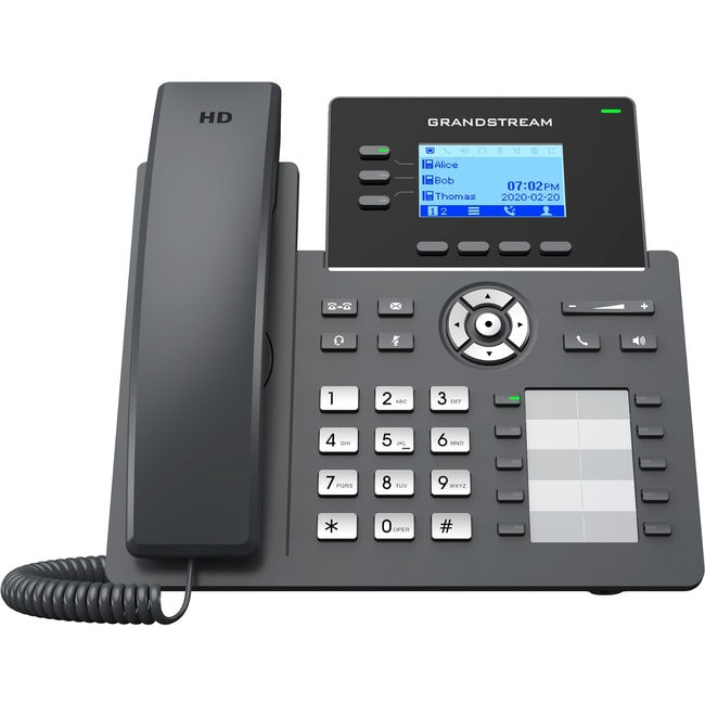 Grandstream GRP2604P IP Phone - Corded - Corded - Wall Mountable, Desktop GRP2604P