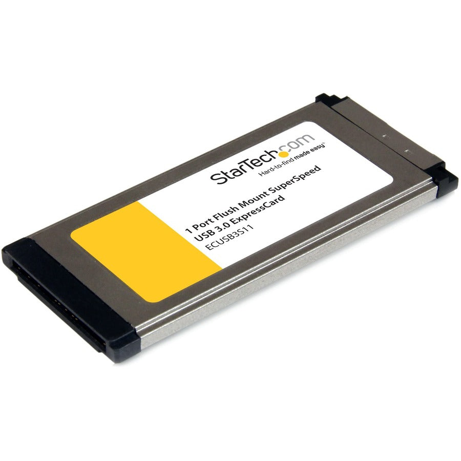 StarTech.com Adaptateur de carte USB 3.0 ExpressCard SuperSpeed 1 port à encastrer avec prise en charge UASP ECUSB3S11