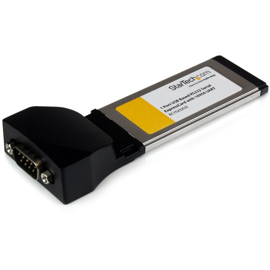 StarTech.com Carte adaptateur série ExpressCard 1 port vers RS232 DB9 avec 16950 - Basé sur USB EC1S232U2