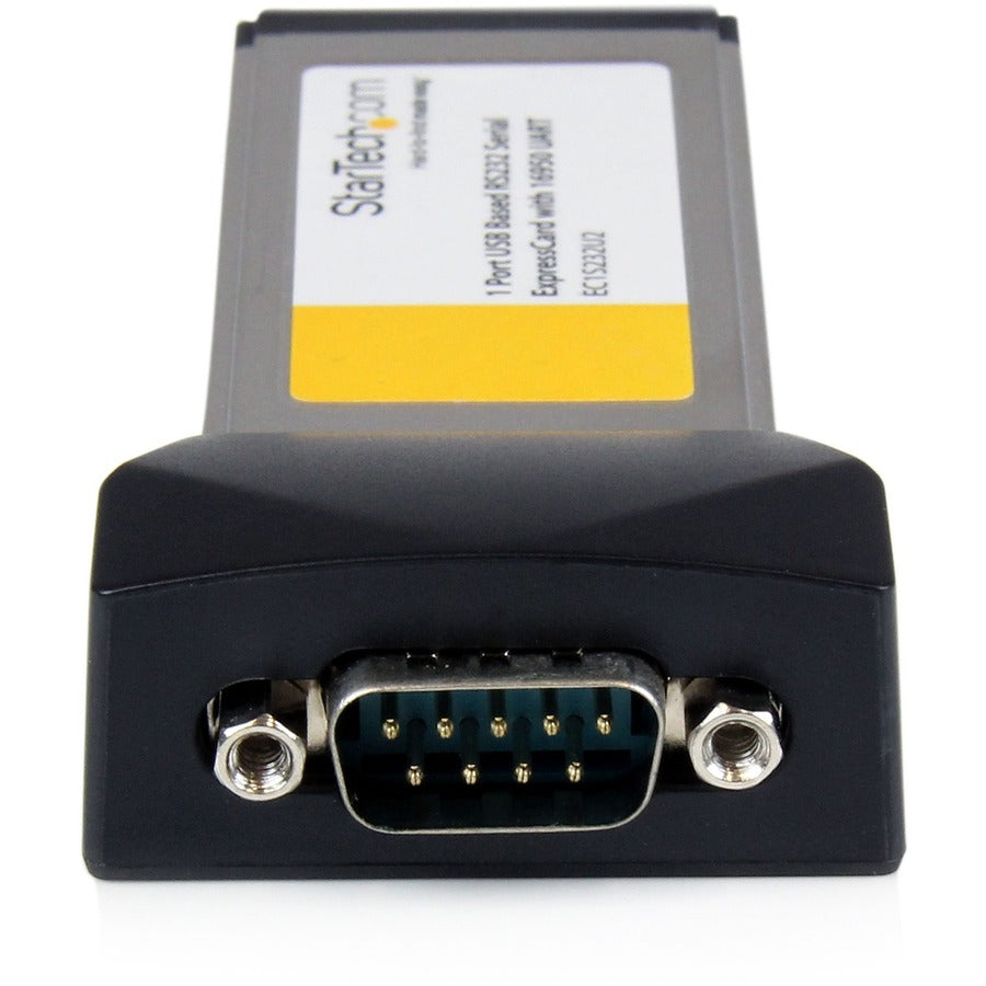 StarTech.com Carte adaptateur série ExpressCard 1 port vers RS232 DB9 avec 16950 - Basé sur USB EC1S232U2