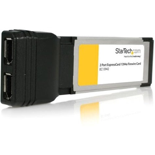 StarTech.com Carte Firewire ExpressCard IEEE-1394 2 ports - Carte adaptateur FireWire - ExpressCard/34 - Firewire - 2 ports EC13942