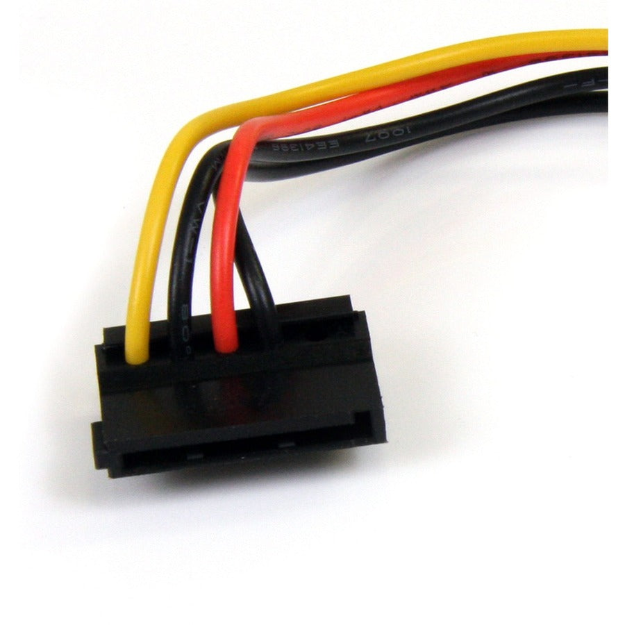 Star Tech.com 6in 4 Pin LP4 to Right Angle SATA Power Cable Adapter SATAPOWADAPR