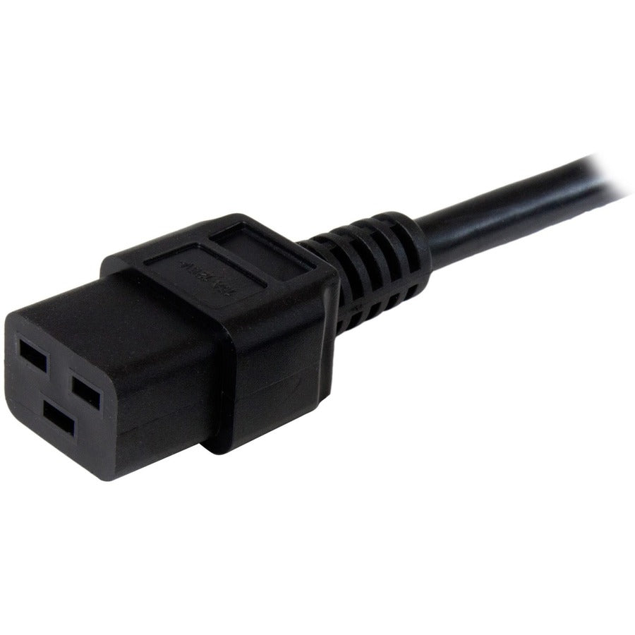 StarTech.com 3ft (1m) Heavy Duty Power Cord, NEMA 5-15P to C19, 15A 125V, 14AWG, Computer Power Cord, Heavy Gauge Power Cable PXT515C19143