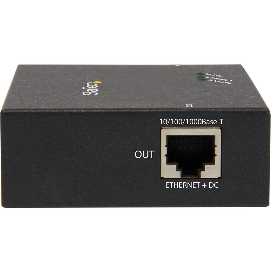 StarTech.com Extension PoE+ Gigabit 1 port - 802.3at et 802.3af - 100 m (330 ft) - Extension Power over Ethernet - Extension réseau répéteur PoE POEEXT1GAT