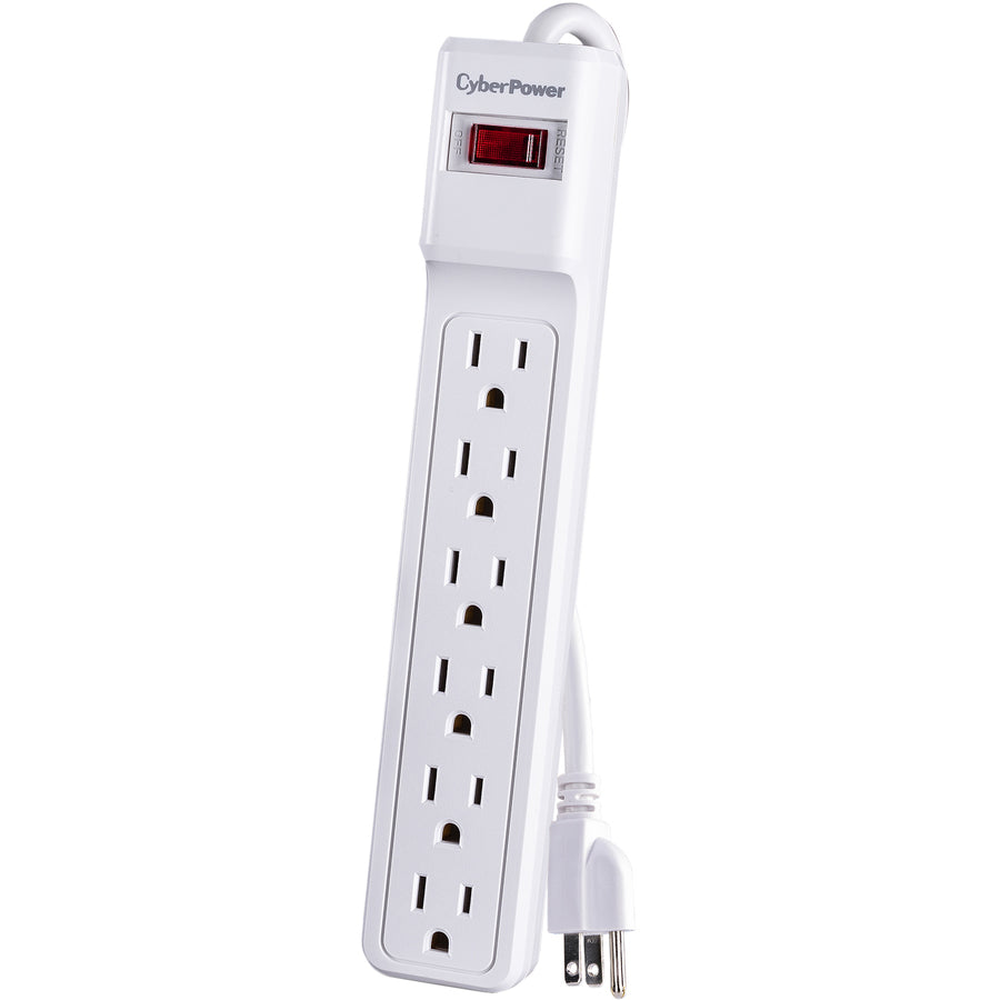 CyberPower Essential CSB606W Suppresseur/protecteur de surtension à 6 prises CSB606W