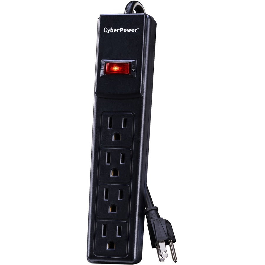 CyberPower CSB404 Essential 4-Outlets Surge Suppressor 4FT Cord - Plain Brown Boxes CSB404