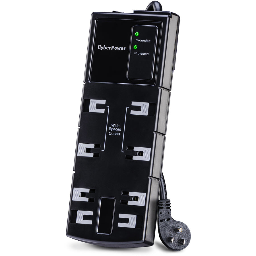 CyberPower CSB806 Essential Suppresseur de surtension à 8 prises Cordon de 6 pieds CSB806