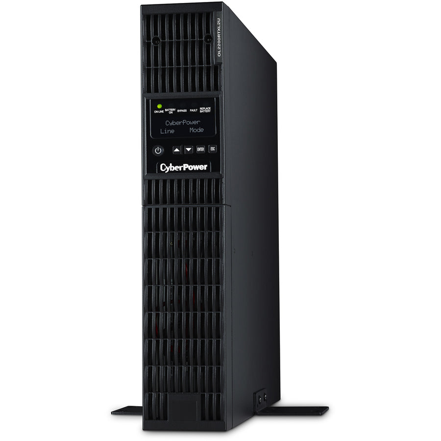 CyberPower UPS Systems OL2200RTXL2UN Application intelligente en ligne - Capacité : 2 200 VA / 1 800 W OL2200RTXL2UN