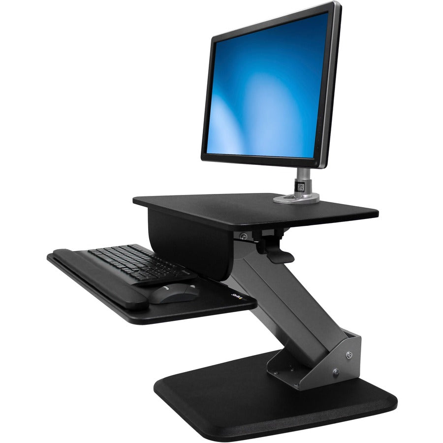 StarTech.com Single Monitor Sit-to-stand Workstation - One-Touch Height Adjustment BNDSTSPIVOT