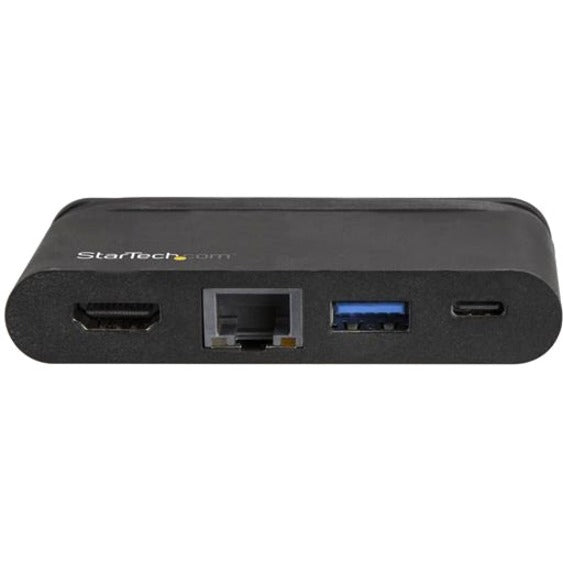 StarTech.com USB C Multiport Adapter - USB-C Travel Dock to 4K HDMI, 100W PD 3.0 Pass-Through, USB-A USB-C, GbE - Portable USB Type-C Dock DKT30CHCPD
