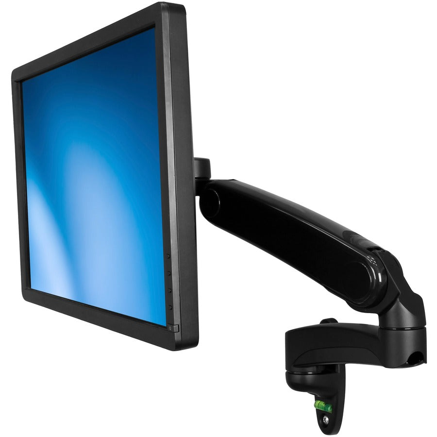 StarTech.com Single Wall Mount Monitor Arm - Gas-Spring - Full Motion Articulating - For VESA Mount Monitors up to 34" - TV Wall Mount ARMPIVWALL