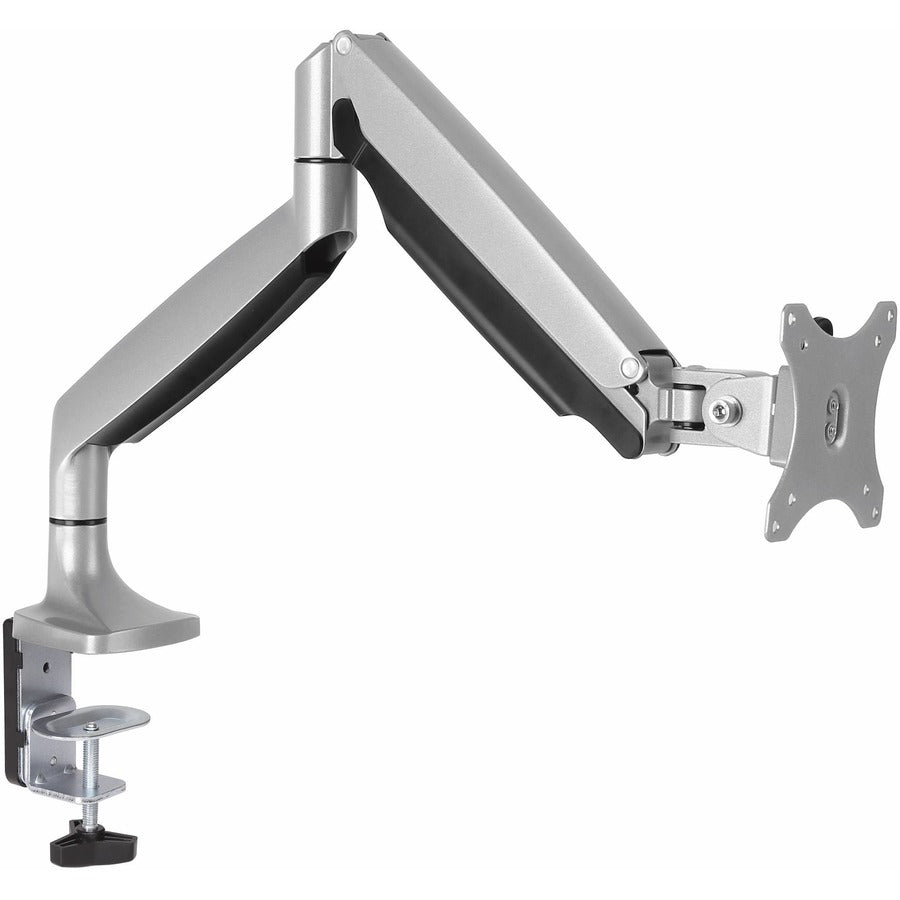 StarTech.com Single Desk Mount Monitor Arm - Full Motion - Articulating - For VESA Mount Monitors up to 34" - Heavy Duty Aluminum - Silver ARMPIVOTHD