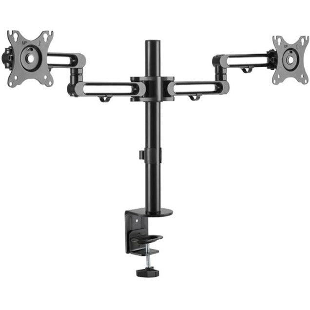 StarTech.com Bras pour double moniteur de bureau – Support ergonomique compatible VESA pour écrans jusqu'à 32 pouces – Bureau/C-Clamp – ARMDUAL3 articulé