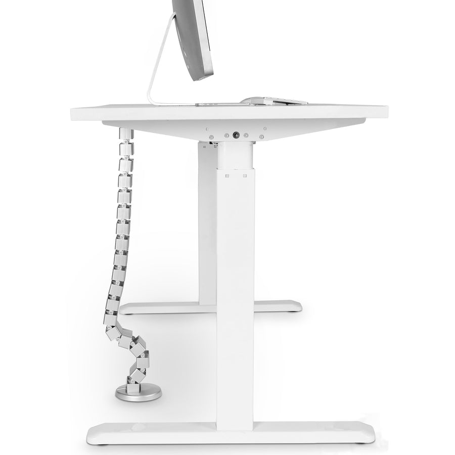 StarTech.com Cable Management Spine - Adjustable & Flexible Cable Organizer - With Four Cable Channels and Weighted Base Plate CMVBMOD