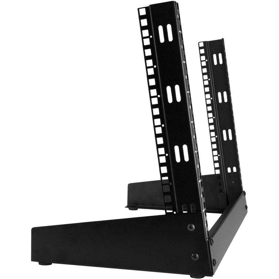StarTech.com 8U Desktop Rack - 2-Post Open Frame Rack - 19in Open Frame Desktop Rail Rack - 8U RK8OD