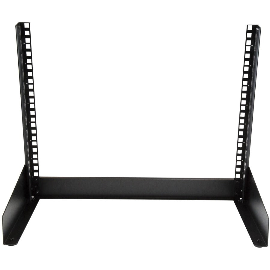 StarTech.com 8U Desktop Rack - 2-Post Open Frame Rack - 19in Open Frame Desktop Rail Rack - 8U RK8OD