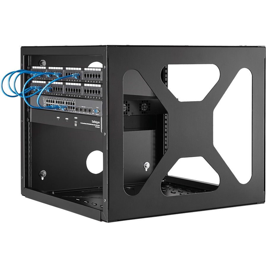 StarTech.com Rack mural latéral 8U pour serveurs - Rack de serveur à montage latéral pour un accès facile RK819SIDEM