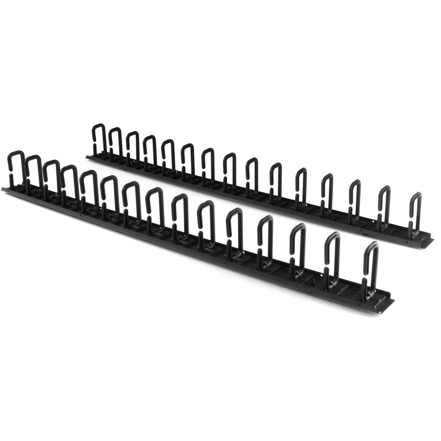 StarTech.com Vertical Cable Organizer with D-Ring Hooks - Vertical Cable Management Panel - 0U - 6 ft. CMVER40UD