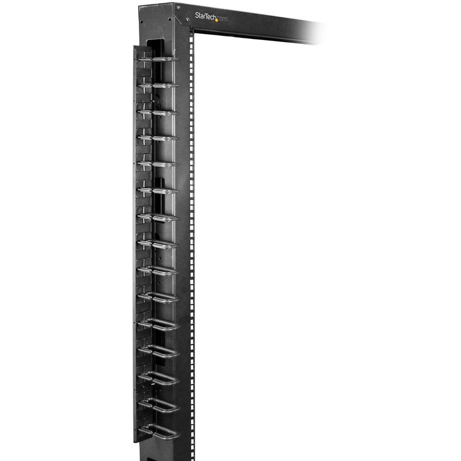 StarTech.com Vertical Cable Organizer with D-Ring Hooks - Vertical Cable Management Panel - 0U - 2.8ft. CMVER20UD