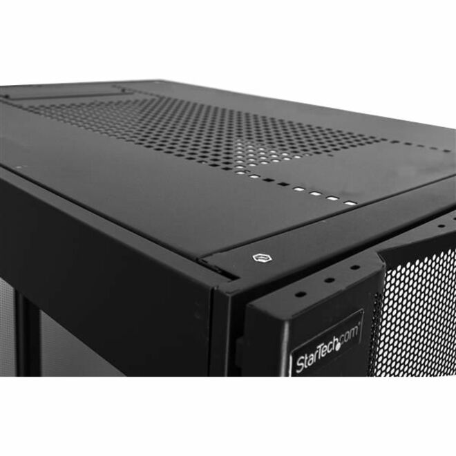 StarTech.com 42U 19" Server Rack Cabinet /4 Post Adjustable Deep 3-35" Mobile Locking Vented IT/Data Network Equipment Enclosure w/Casters RK4242BK24