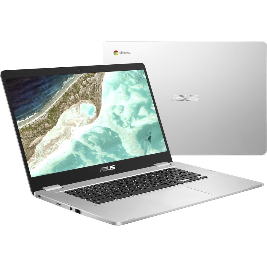 Asus Chromebook C523 C523NA-C1-CA Chromebook à écran tactile 15,6" - Full HD - 1920 x 1080 - Intel Pentium N4200 Quad-core (4 Core) 1,10 GHz - 4 Go de RAM - 64 Go de mémoire Flash - Argent C523NA-C1-CA