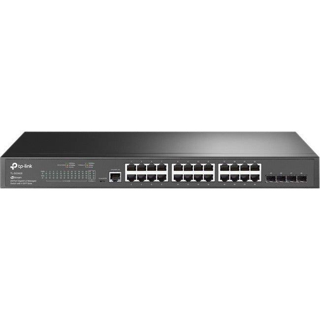 Switch administrable TP-Link JetStream 24 ports Gigabit L2 avec 4 emplacements SFP TL-SG3428