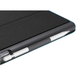 Logitech SLIM FOLIO Keyboard/Cover Case (Folio) Apple Pencil, iPad (2018), iPad (2017) - Black 920-009017
