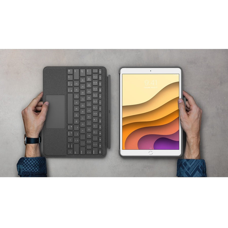 Logitech Combo Touch Clavier/Housse pour Apple iPad Air (3ème génération) 10,5" et tablette iPad Pro - Graphite 920-009610