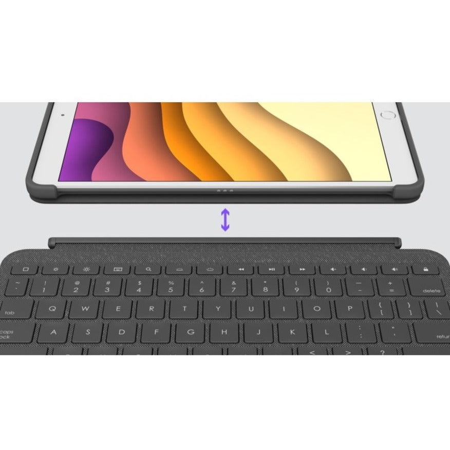 Logitech Combo Touch Clavier/Housse pour Apple iPad Air (3ème génération) 10,5" et tablette iPad Pro - Graphite 920-009610