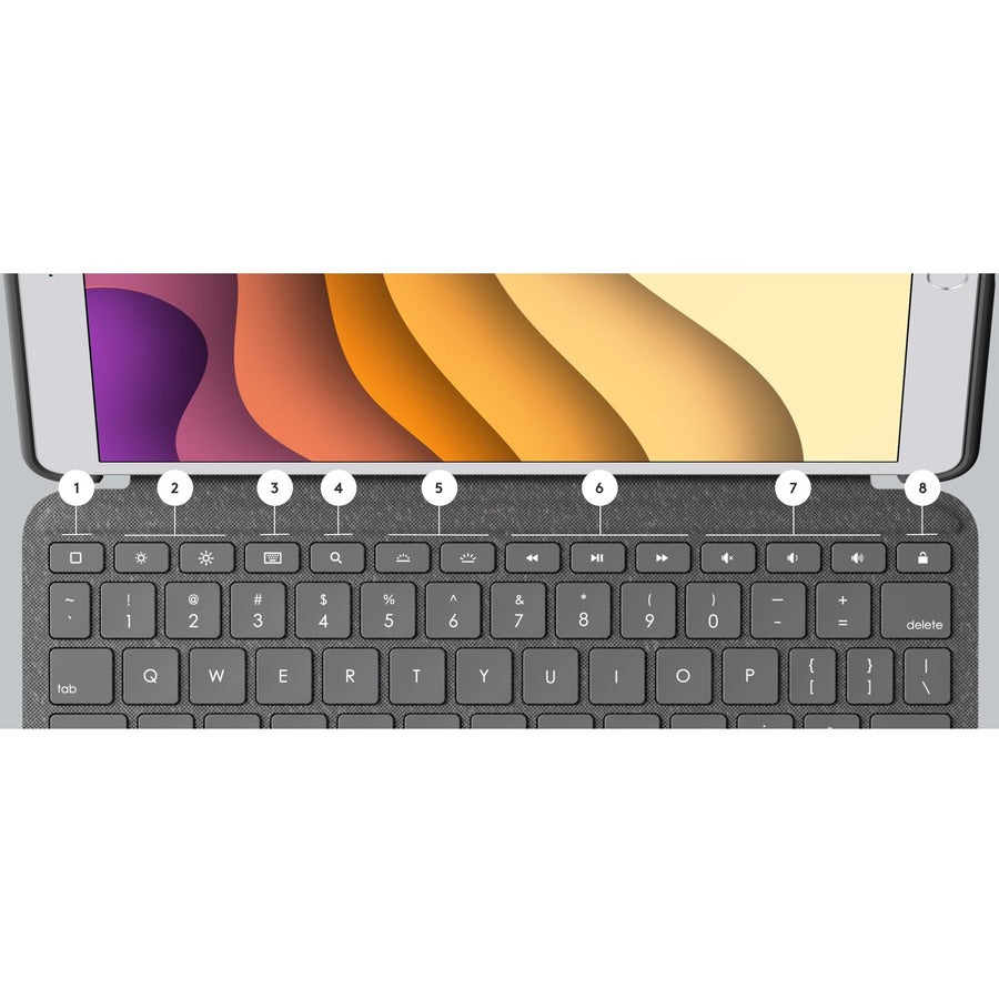 Logitech Combo Touch Clavier/Housse pour Apple iPad Air (3ème génération) 10,5" et tablette iPad Pro - Graphite 920-009610