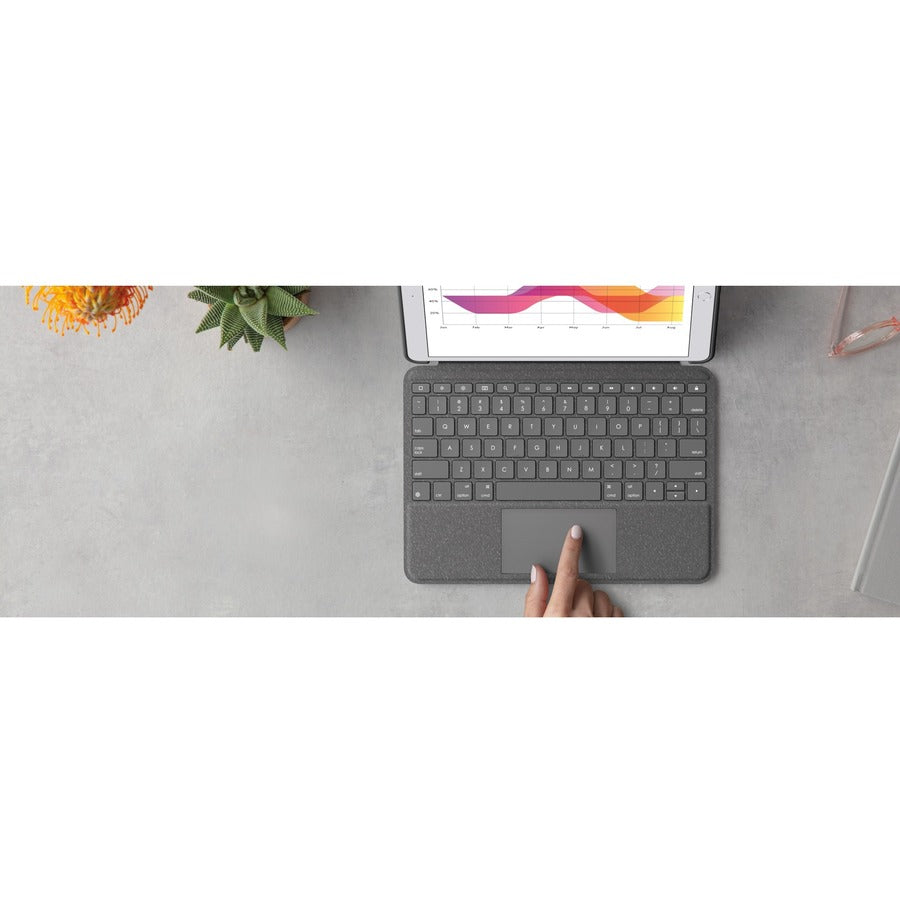Logitech Combo Touch Clavier/Housse pour Apple iPad Air (3ème génération) 10,5" et tablette iPad Pro - Graphite 920-009610