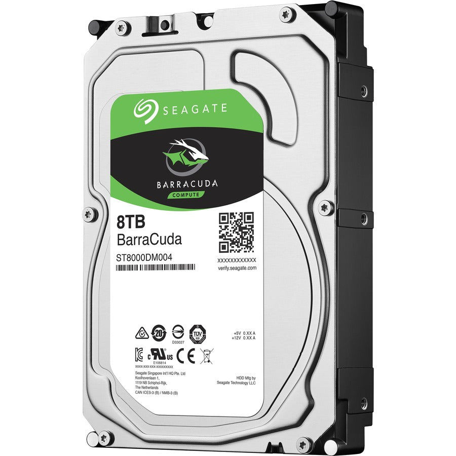 Seagate BarraCuda ST8000DM004 8 TB Hard Drive - 3.5" Internal - SATA (SATA/600) ST8000DM004