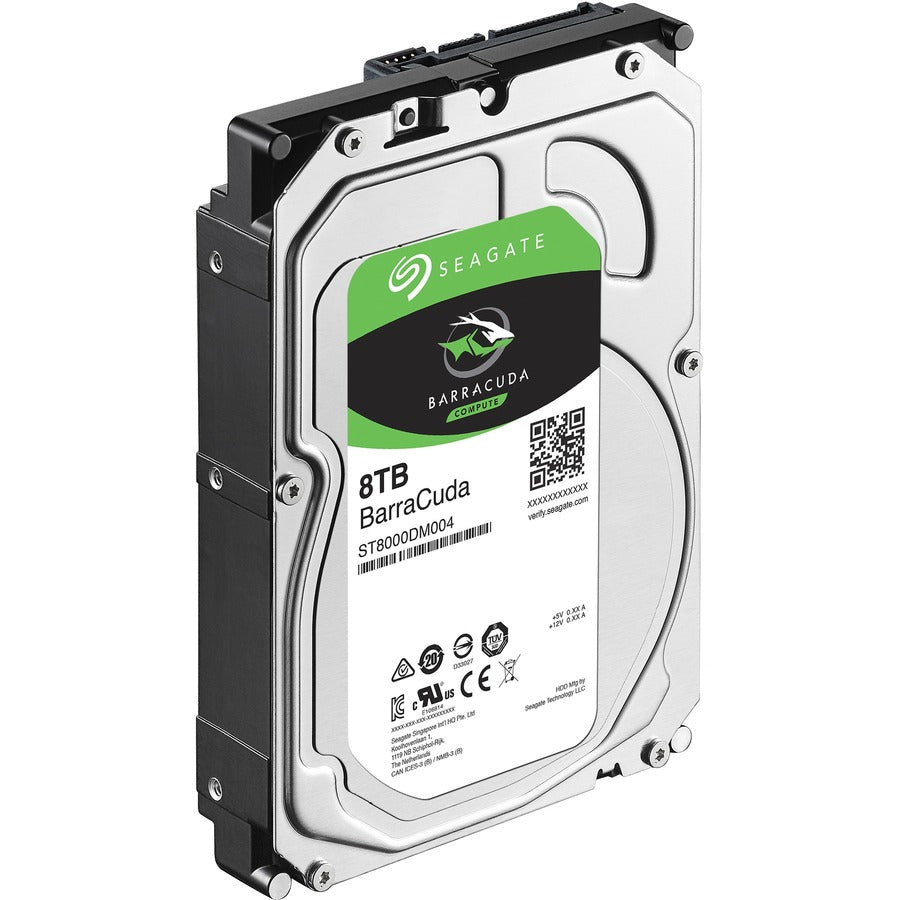 Seagate BarraCuda ST8000DM004 8 TB Hard Drive - 3.5" Internal - SATA (SATA/600) ST8000DM004