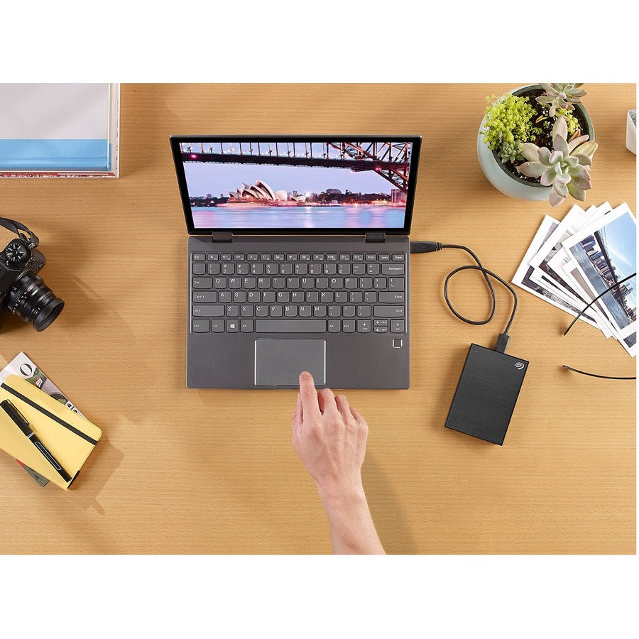 Seagate One Touch STKB2000400 2 TB Portable Hard Drive - 2.5" External - Black STKB2000400