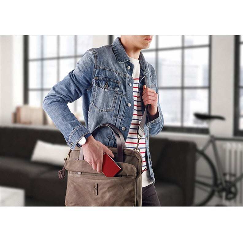 Seagate One Touch STKB1000403 1 TB Portable Hard Drive - 2.5" External - Red STKB1000403