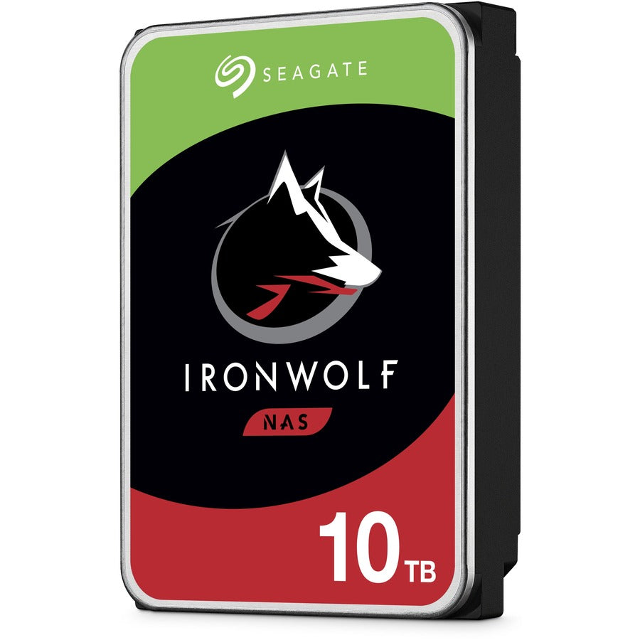 Seagate IronWolf ST10000VN0008 10 TB Hard Drive - 3.5" Internal - SATA (SATA/600) - Conventional Magnetic Recording (CMR) Method ST10000VN0008