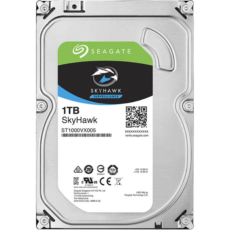 Seagate SkyHawk ST1000VX005 1 TB Hard Drive - Internal - SATA (SATA/600) ST1000VX005