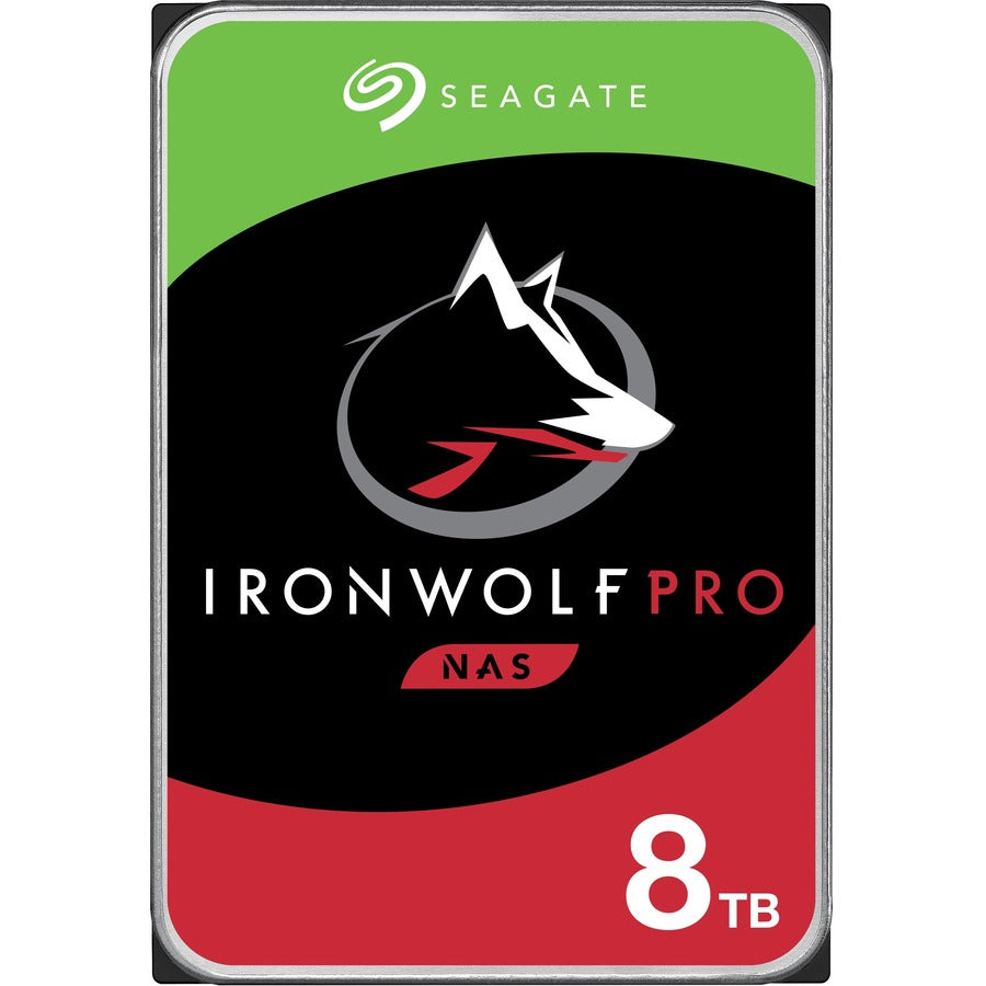 Seagate IronWolf Pro ST8000NE001 8 TB Hard Drive - 3.5" Internal - SATA (SATA/600) - Conventional Magnetic Recording (CMR) Method ST8000NE001
