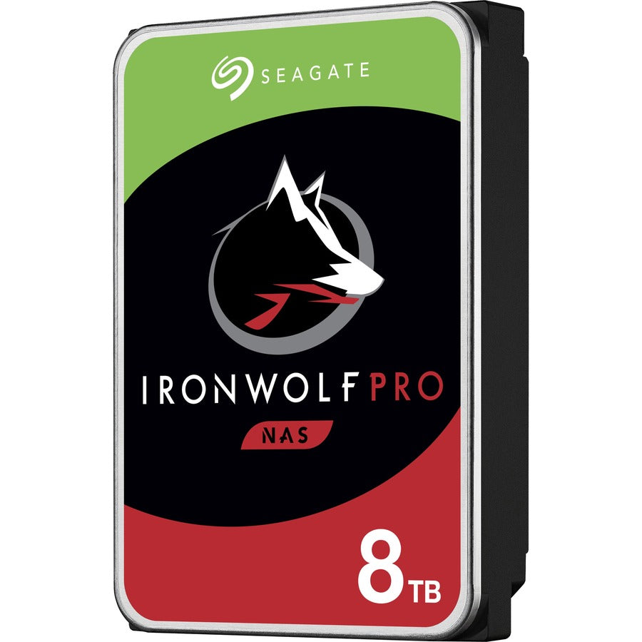 Seagate IronWolf Pro ST8000NE001 8 TB Hard Drive - 3.5" Internal - SATA (SATA/600) - Conventional Magnetic Recording (CMR) Method ST8000NE001