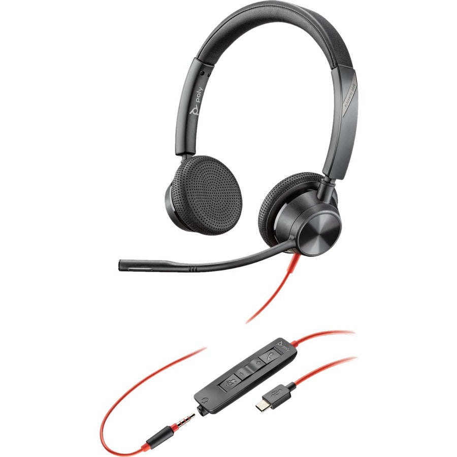 Casque UC filaire Plantronics Blackwire série 3300 214017-01
