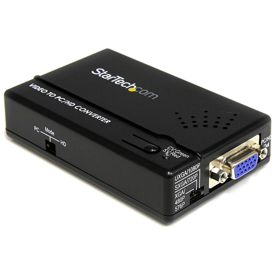 StarTech.com Convertisseur de numérisation vidéo composite et S-Vidéo vers VGA VID2VGATV2